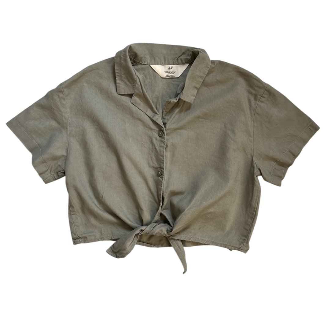 Tie-waist Blouse, 8-9 years // H&M