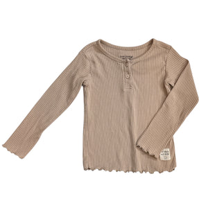 Ribbed Henley, 4T // Easy-Peasy