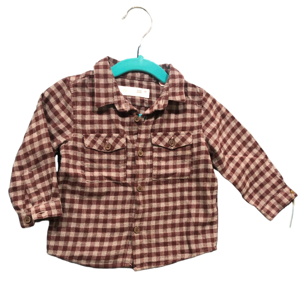 Flannel Shirt, 9-12m // Zara