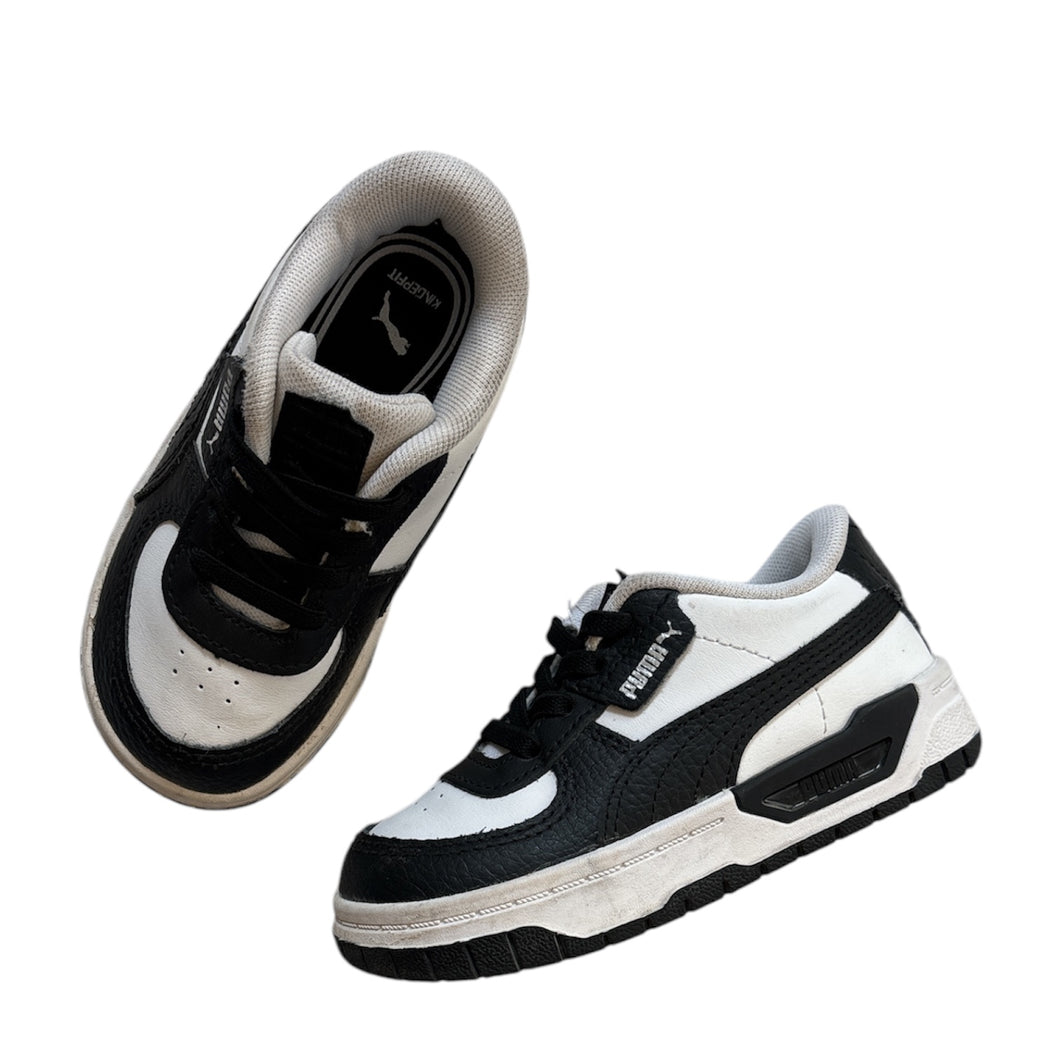 Leather Sneakers with Elastic Laces, 8C // Puma