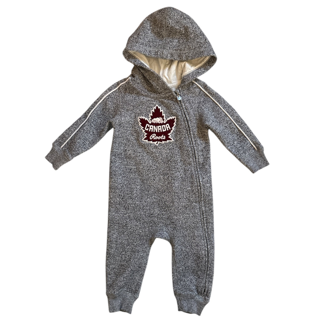 Hooded Romper, 12-18m // Roots