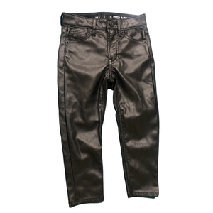 Slim Faux Leather Pants, 5 years // Gap