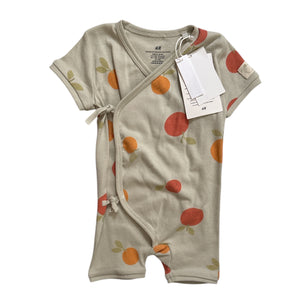 NEW Organic Cotton Romper, 2-4m // H&M