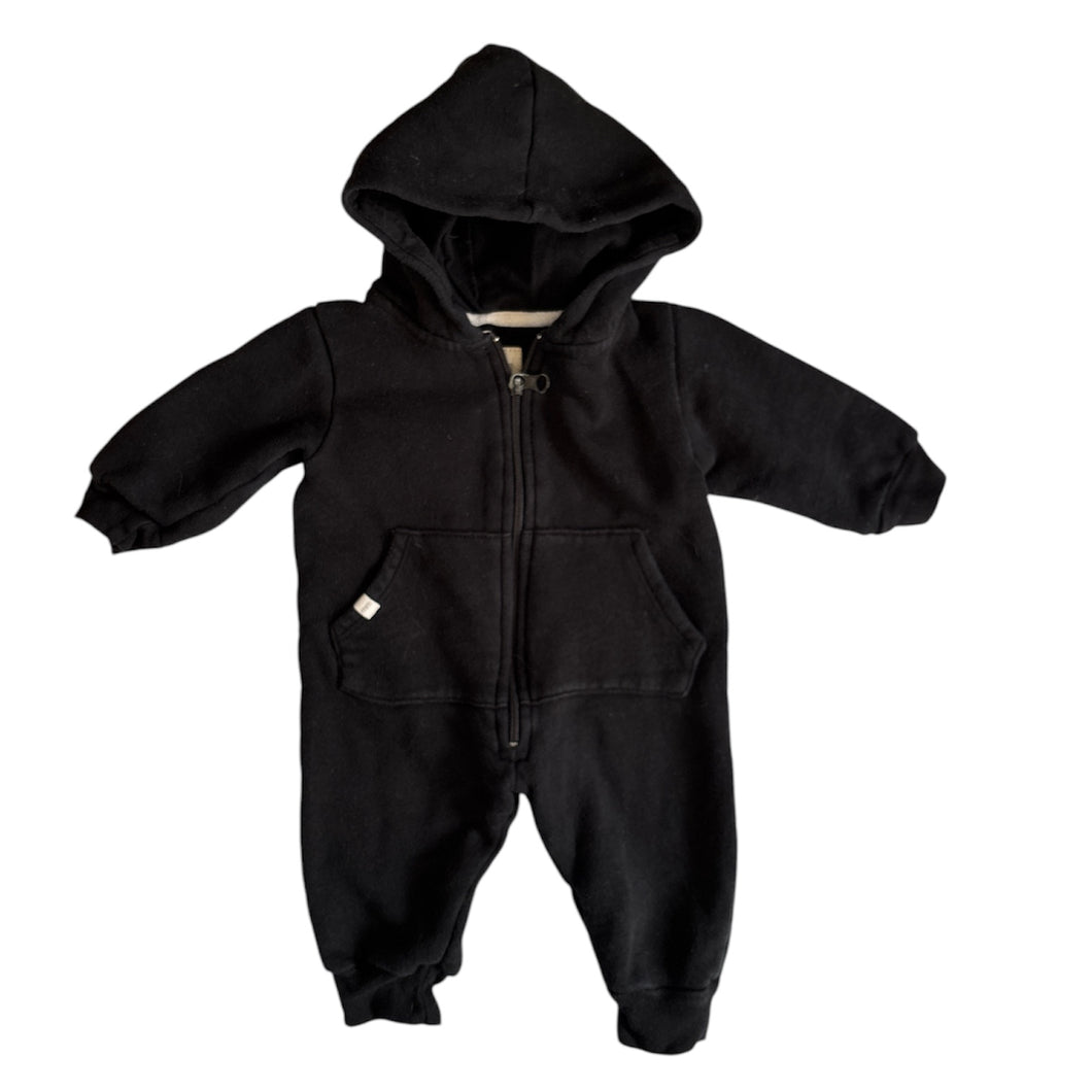 Organic Fleece Biker Romper, 0-3m // Mini Mioche