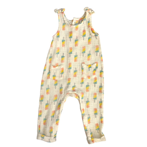 Organic Muslin Romper, 12-18m // The Littlest