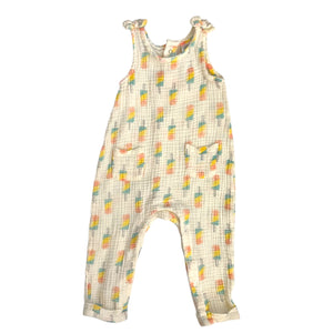 Organic Muslin Romper, 12-18m // The Littlest