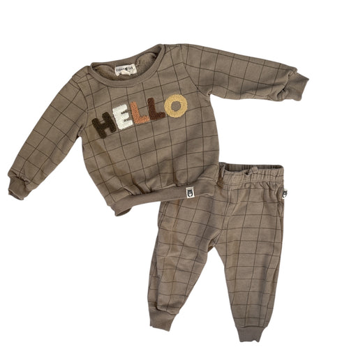 Jogging Suit, 12m // Rabbit + Bear