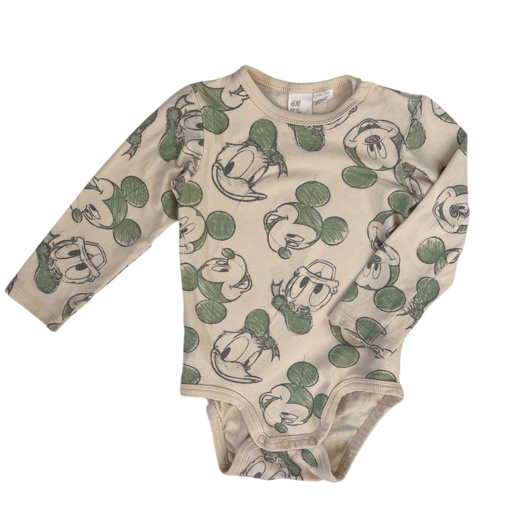 Mickey & Donald Bodysuit, 12-18m // H&M