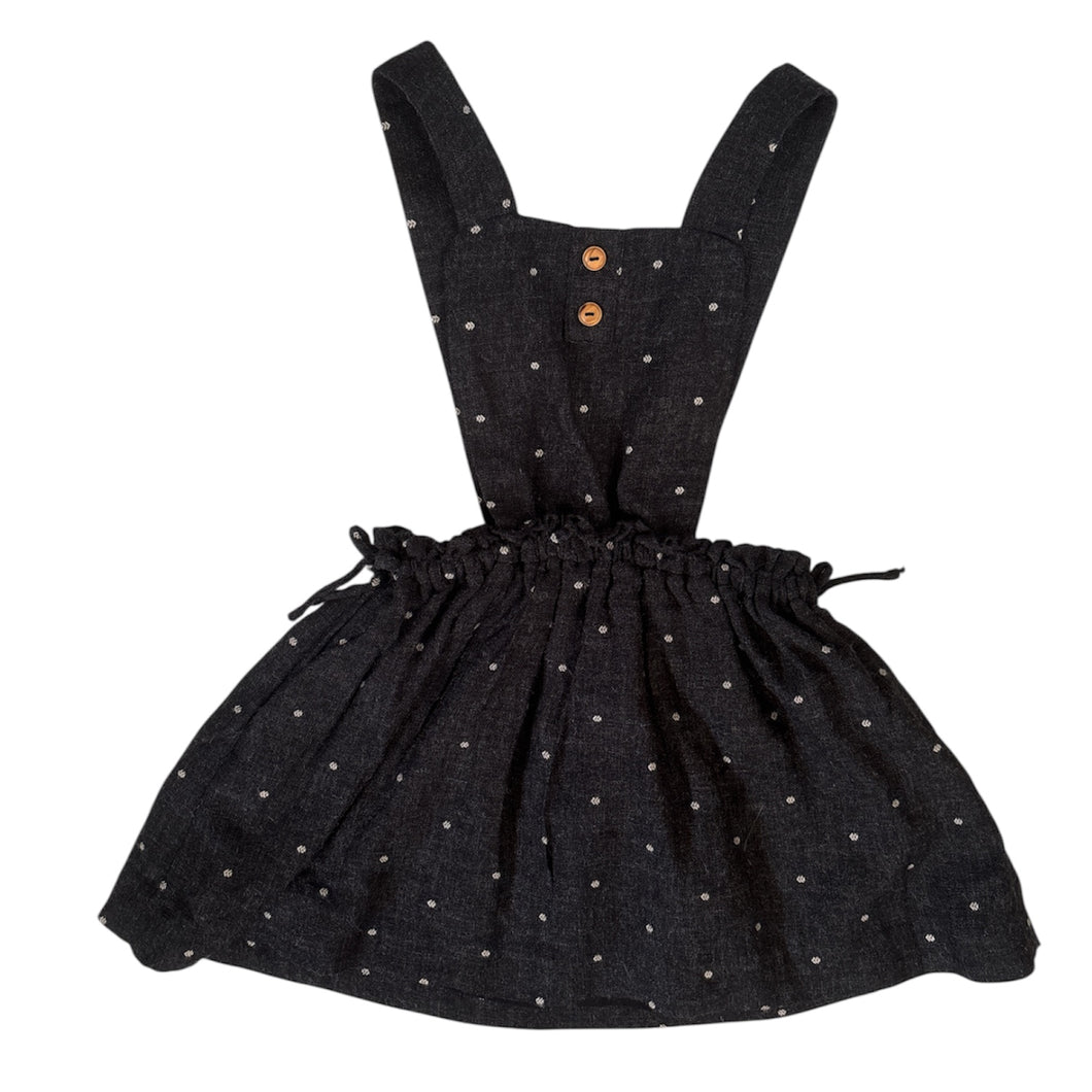 Pinafore with removable bib, 3-4 years // Zara