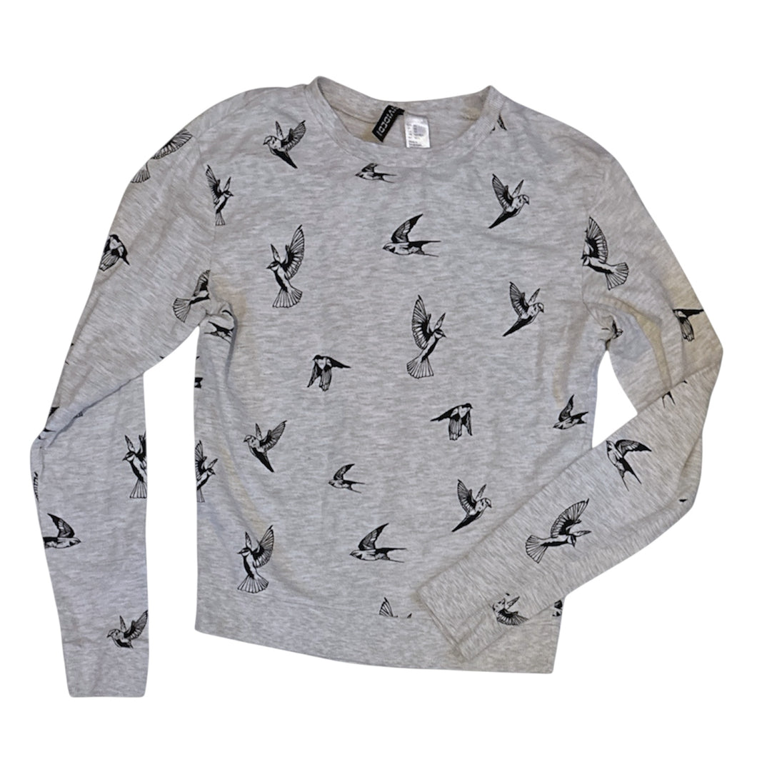 Hummingbirds Crewneck, Adult XS // H&M