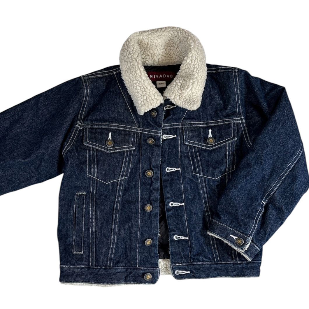 Quilted Denim Jacket, 6X // Nevada