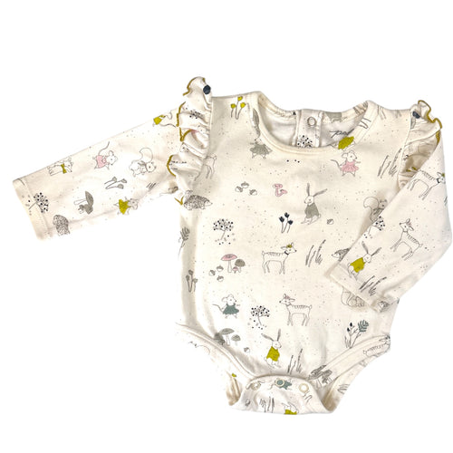Forest Friends Bodysuit, 3-6m // Pehr
