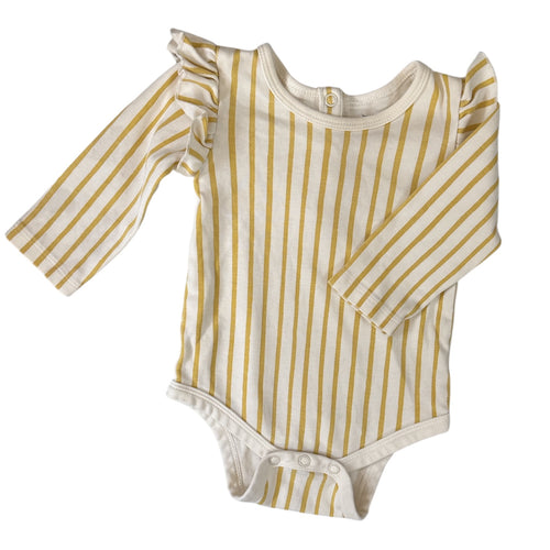 Striped Bodysuit, 3-6m // Pehr
