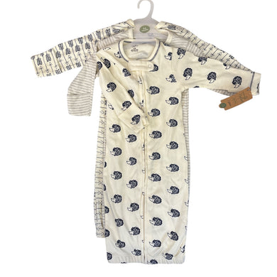 NEW Organic Cotton Sleep Gowns, 0-6m // Touched By Nature