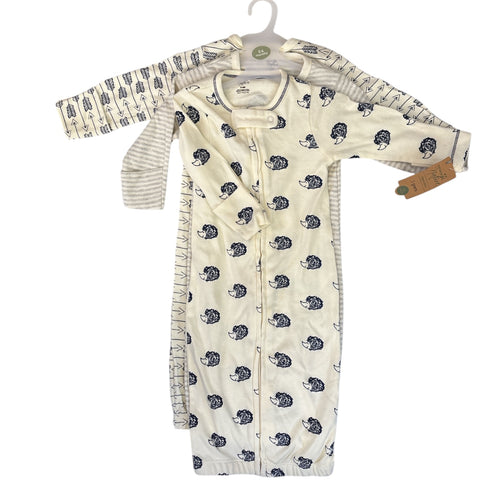 NEW Organic Cotton Sleep Gowns, 0-6m // Touched By Nature