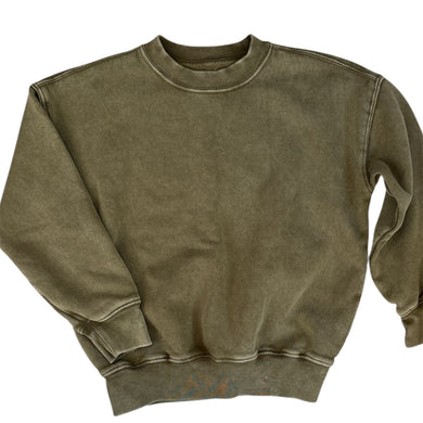 Vintage-wash Sweatshirt, XS (4-5 years) // Gap