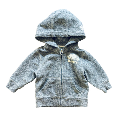 Zip Hoodie, 3-6m // Roots