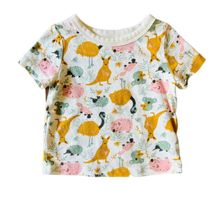 Australian Animals Tee, 3-6m