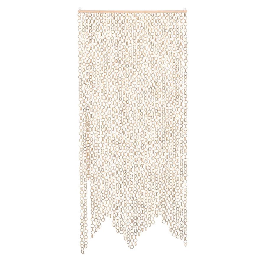 Chainlink Bamboo Curtain // Bloomingville