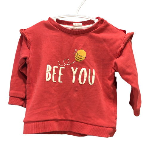 Bee You Sweatshirt, 9-12m // H&M
