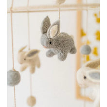 Load image into Gallery viewer, NEW Felted Bunny Hop Mobile // Pehr