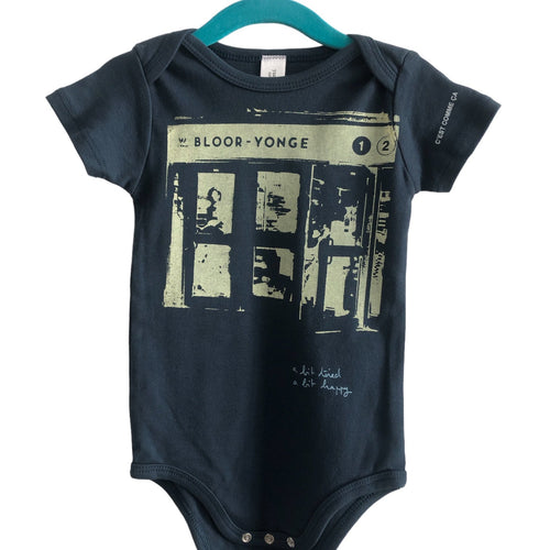 NEW Organic Bloor-Yonge Onesie, 6-12m // Yasmine Louis
