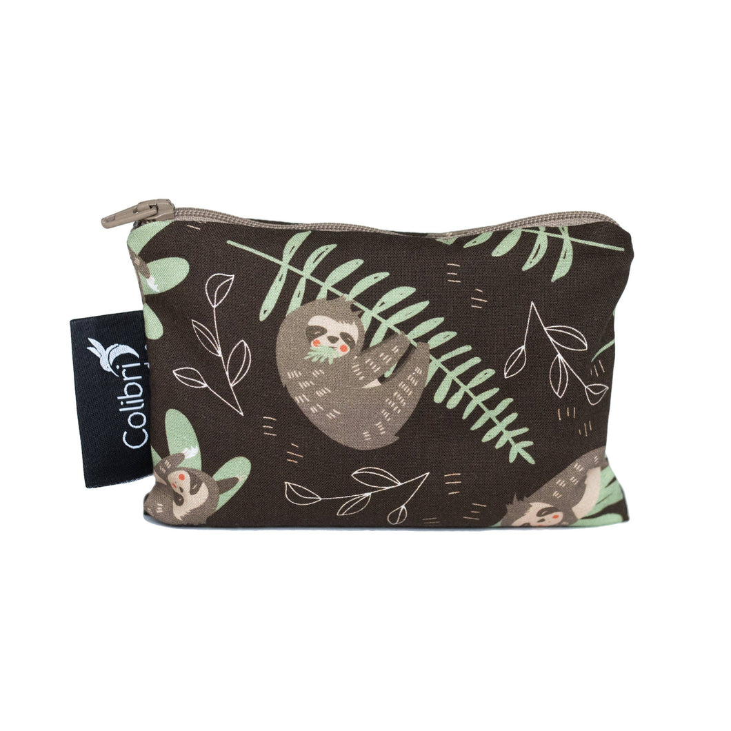 NEW Sloths Reusable Snack Bag - Small // Colibri