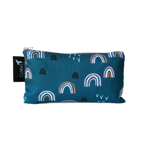 NEW Rainbows Reusable Snack Bag - Medium // Colibri