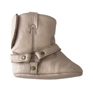 Leather Harness Bootie, 0-3m // Frye