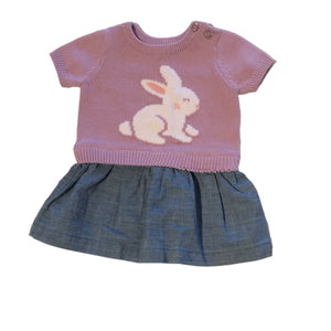 Bunny Dress, 3-6m