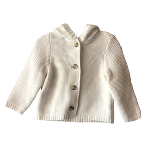 Hooded Cardigan, 12-18m // Old Navy