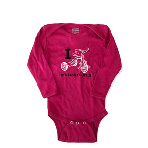 NEW Organic Cotton I Trike the Danforth Onesie, 12-18m